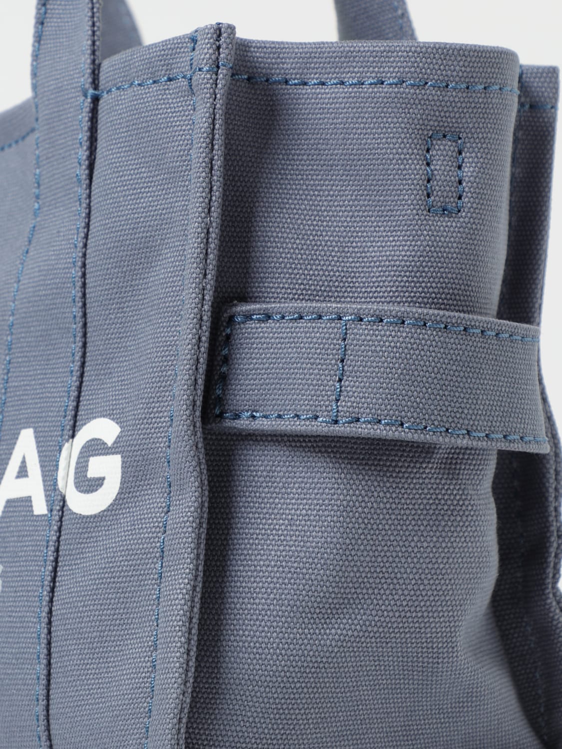 MARC JACOBS BORSA A MANO: Borsa The Tote Bag Marc Jacobs in canvas , Blue - Img 3