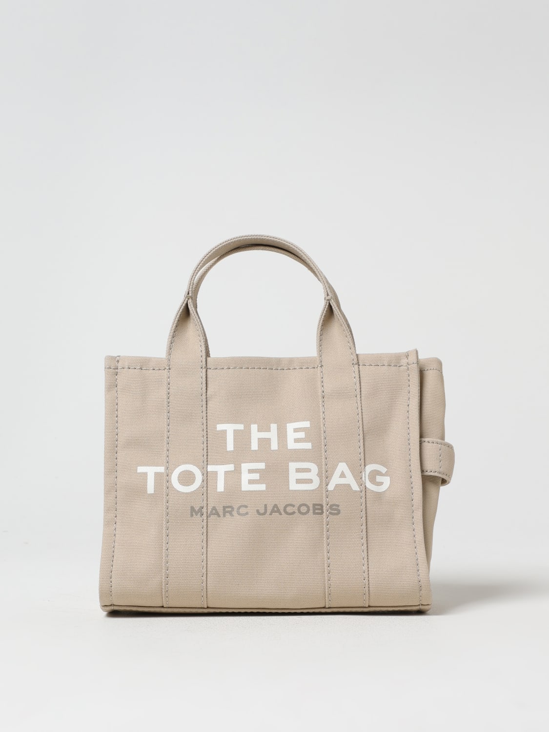 MARC JACOBS BORSA A MANO: Borsa The Tote Bag Marc Jacobs in canvas , Beige - Img 1