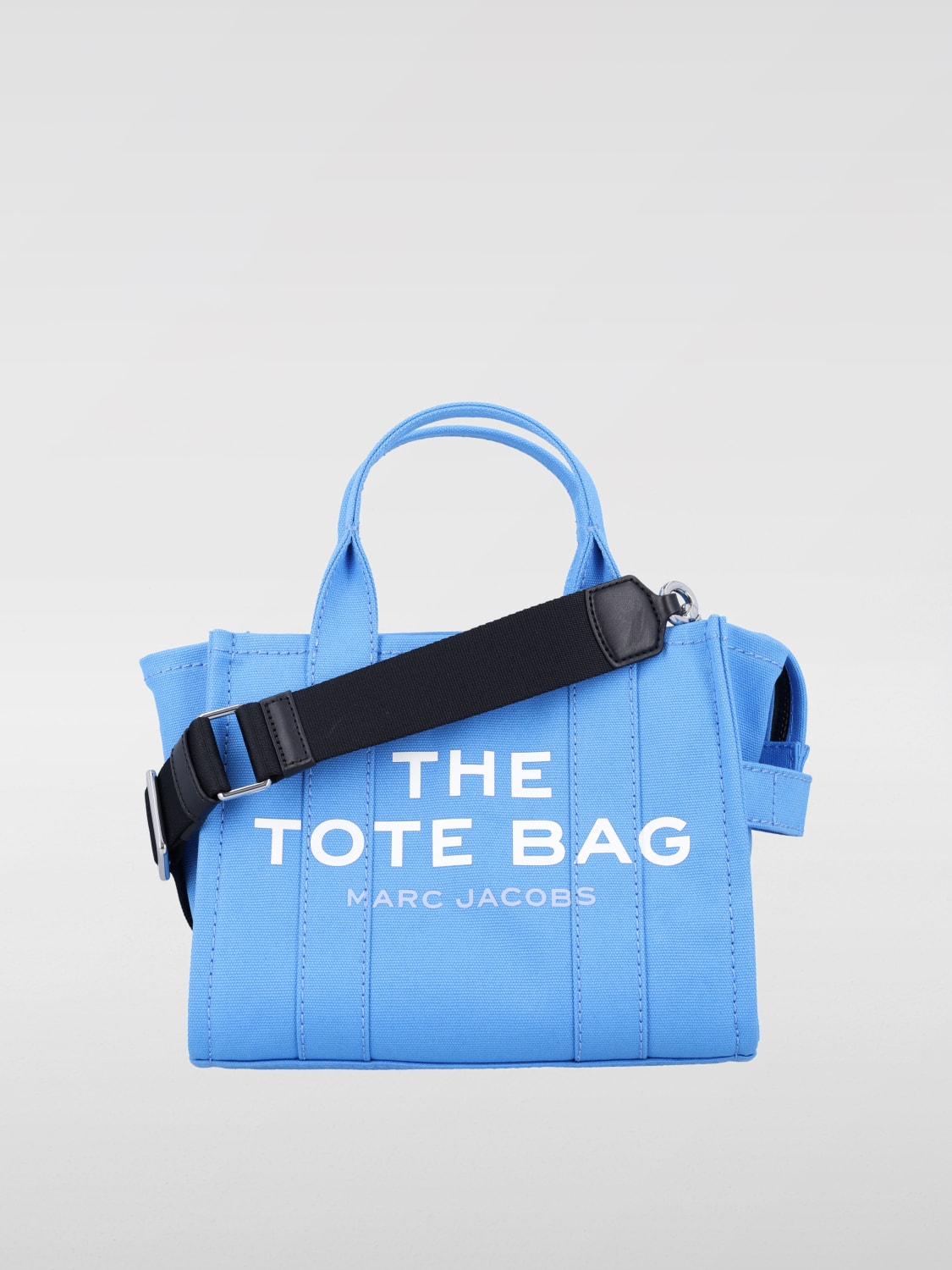 MARC JACOBS BORSA A MANO: Borsa The Tote Bag Marc Jacobs in canvas , Blue Navy - Img 1