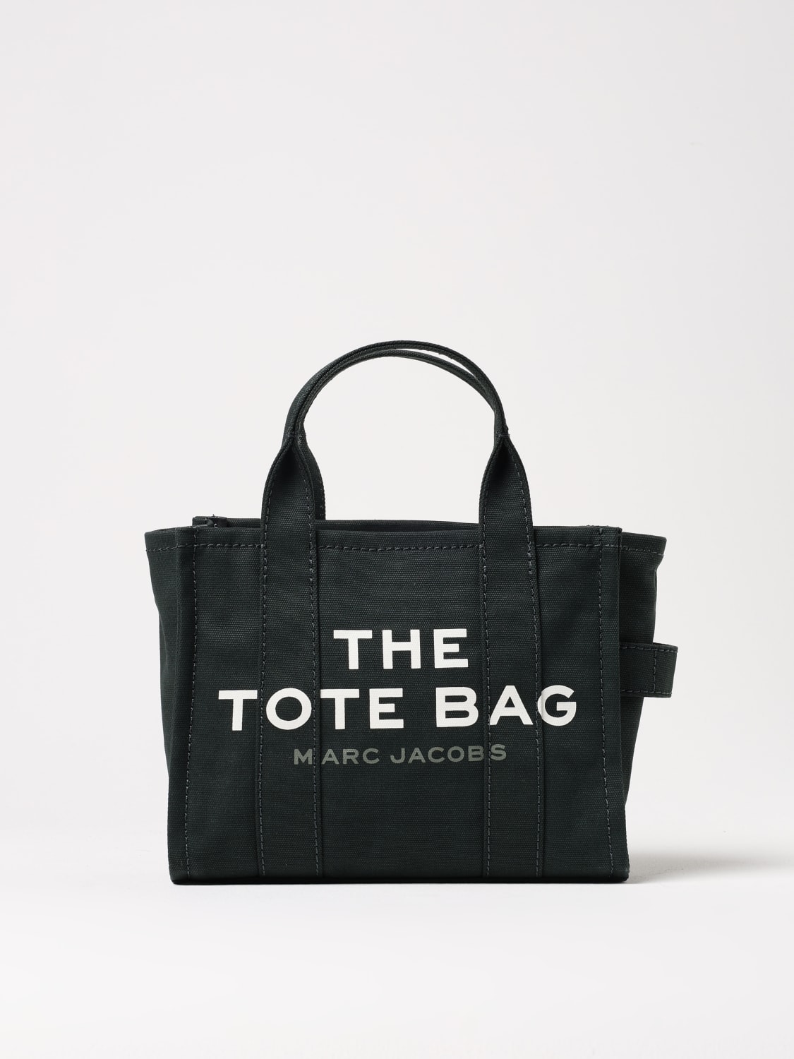 MARC JACOBS BORSA A MANO: Borsa The Tote Bag Marc Jacobs in canvas , Militare - Img 1