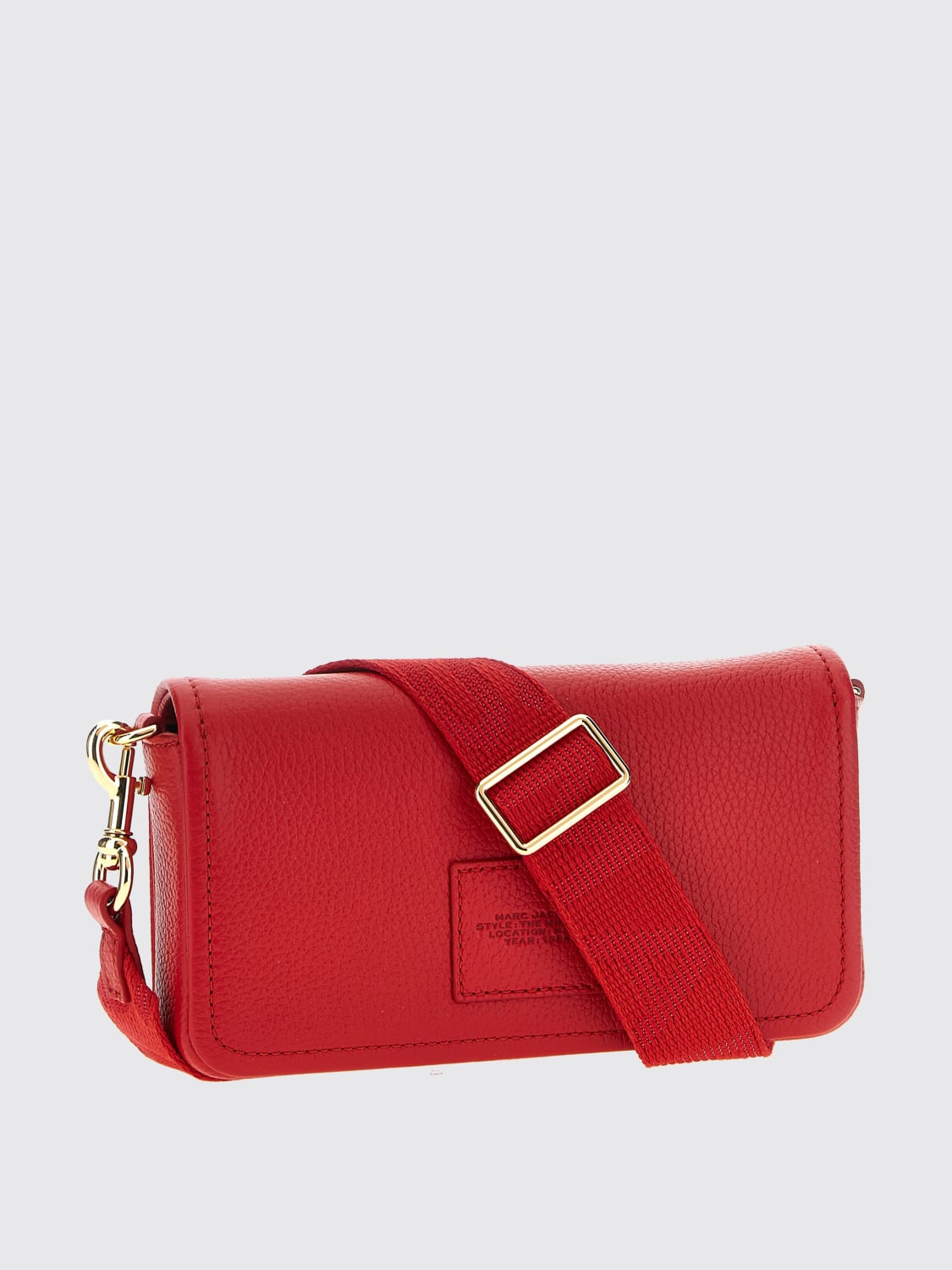 MARC JACOBS BORSA MINI: Borsa The Mini Bag Marc Jacobs in pelle a grana , Rosso - Img 2
