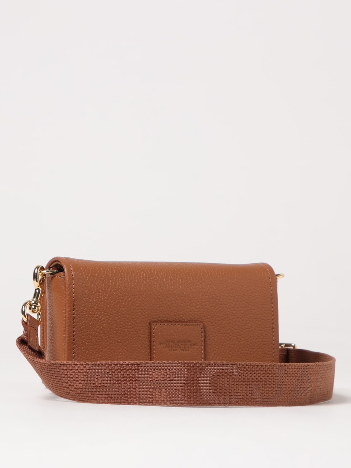 MARC JACOBS BORSA MINI: Borsa The Mini Bag Marc Jacobs in pelle a grana , Marrone - Img 2