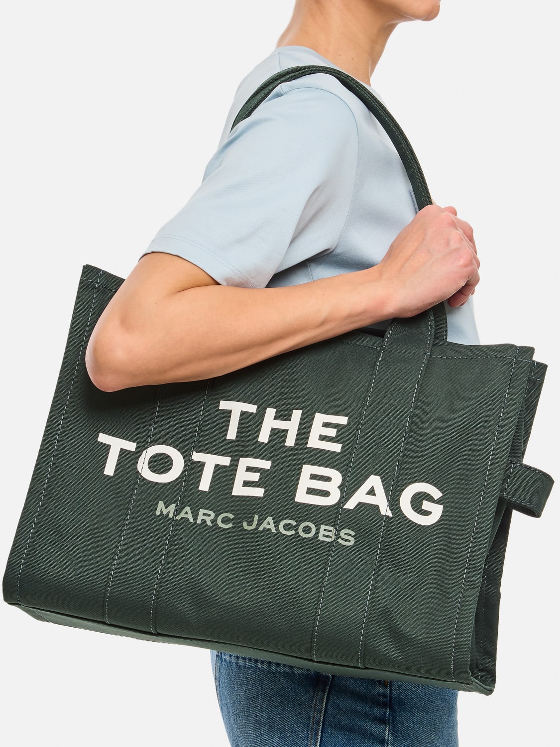 トートバッグ MARC JACOBS Woman Tote bags Military M0016156 308 Marc Jacobs The Canvas Large Women's Tote Bag - M0016156 | eBay