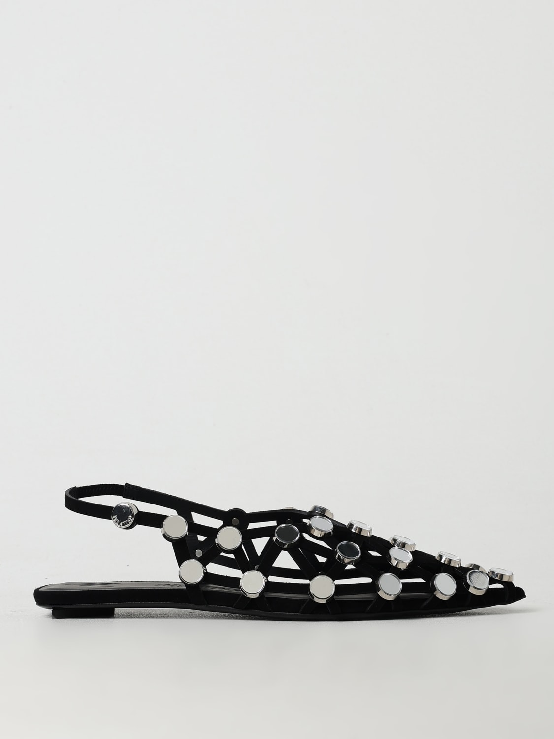 フラットシューズ THE ATTICO Woman Ballet flats Black 246WSH00801LBT007SA 100 THE ATTICO: Ballet flats woman - Black | The Attico ballet