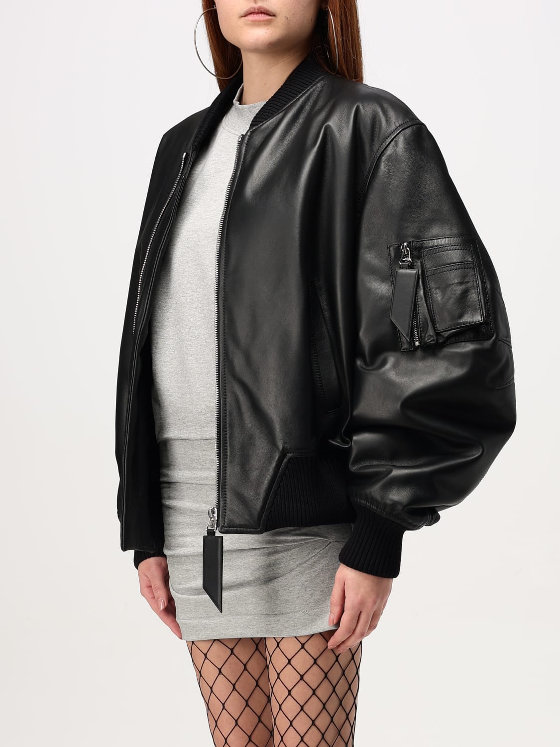 THE ATTICO: Jacket woman - Black | The Attico jacket