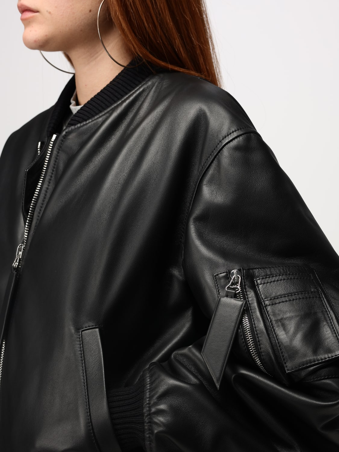 THE ATTICO: Jacket woman - Black | The Attico jacket