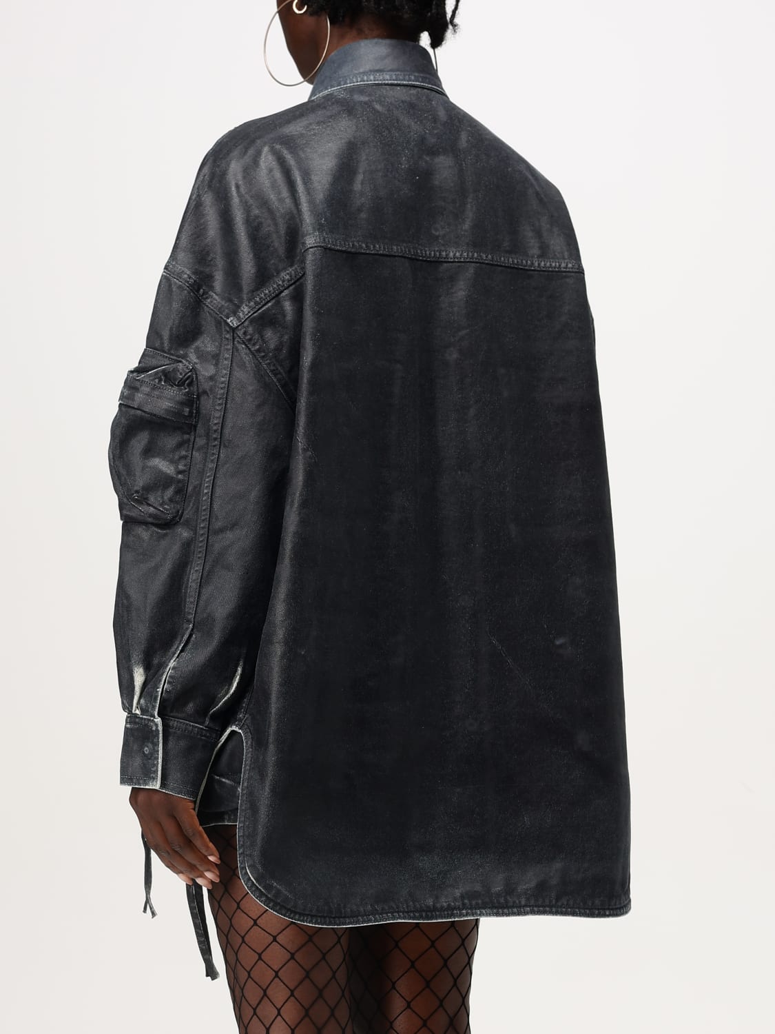 ジャケット THE ATTICO Woman Jacket Blue 250WCB00048DDD100AA 184 THE ATTICO: Jacket woman - Blue | The Attico jacket