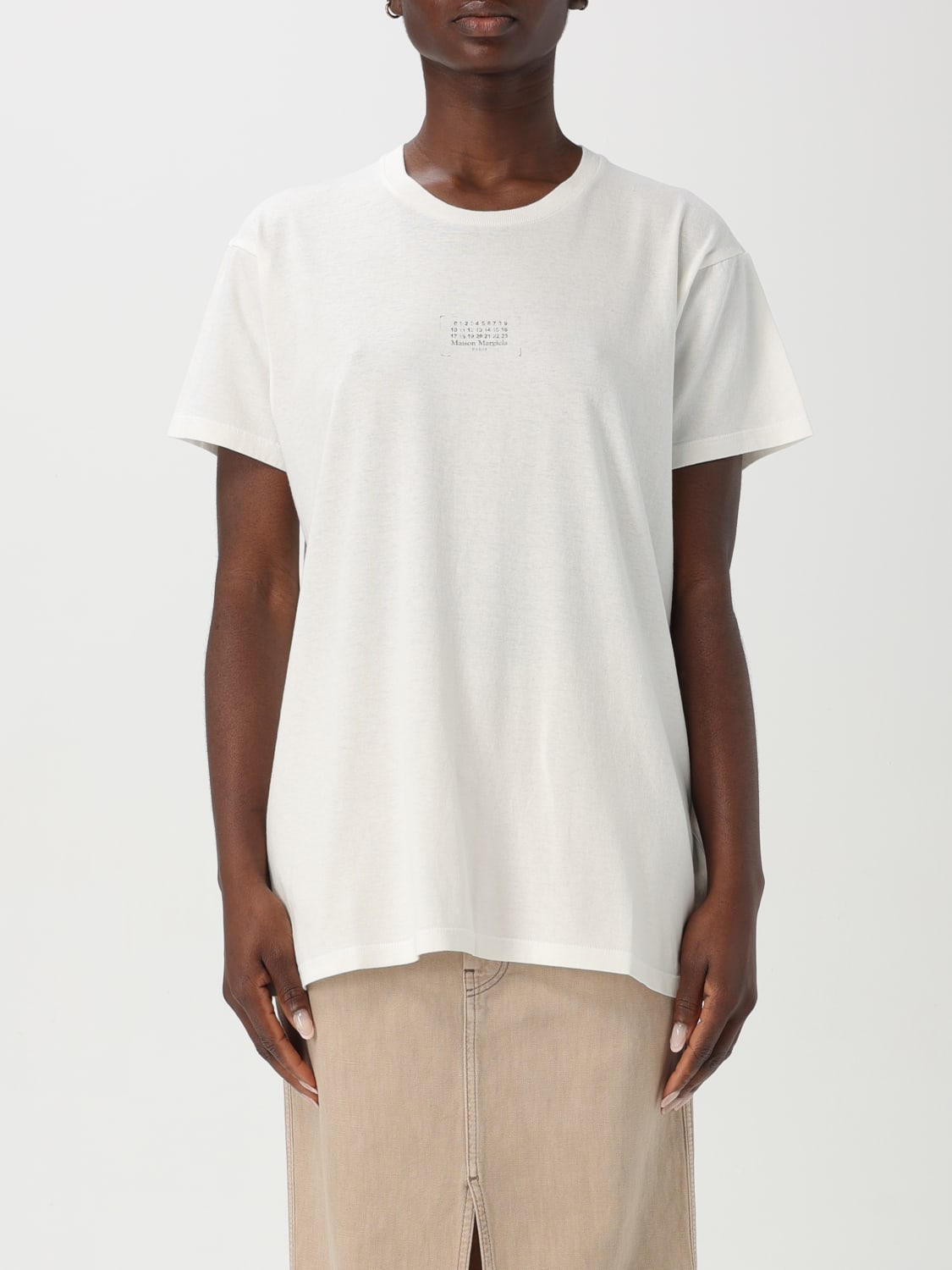 Tシャツ・カットソー MAISON MARGIELA Woman T-Shirt White S50GC0706S24575 971 MAISON MARGIELA: T-shirt woman - White | Maison Margiela t