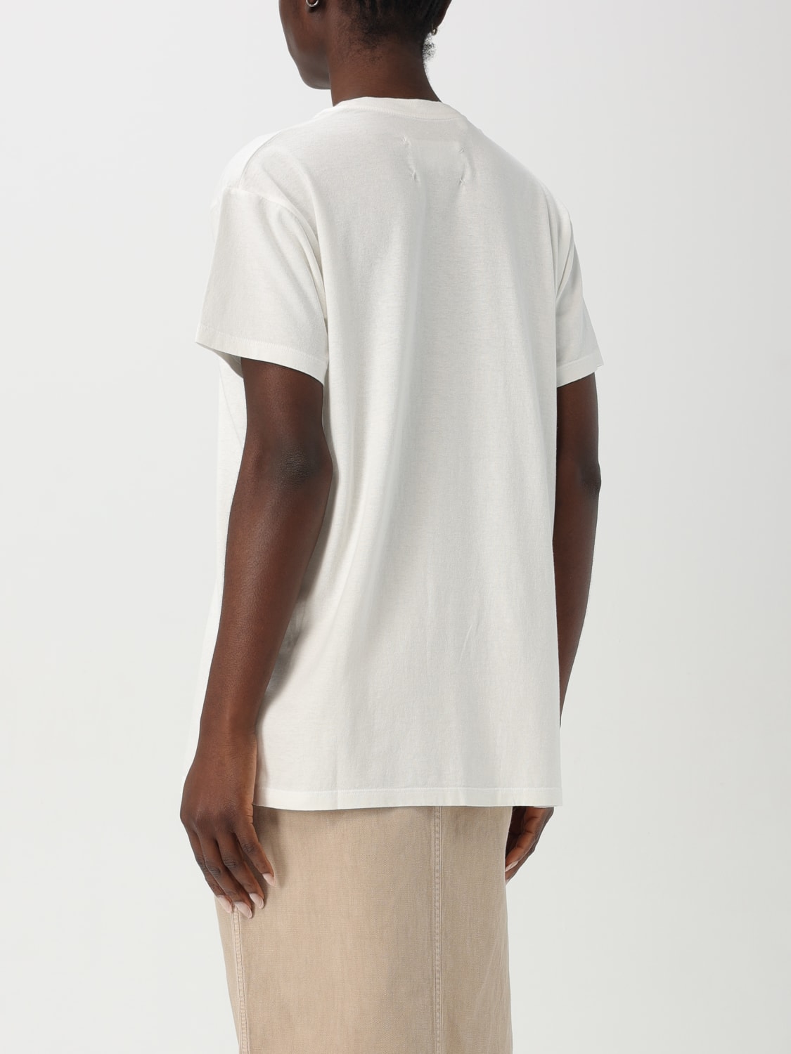 Tシャツ・カットソー MAISON MARGIELA Woman T-Shirt White S50GC0706S24575 971 Maison Margiela MAISON MARGIELA メゾン マルジェラ トップス
