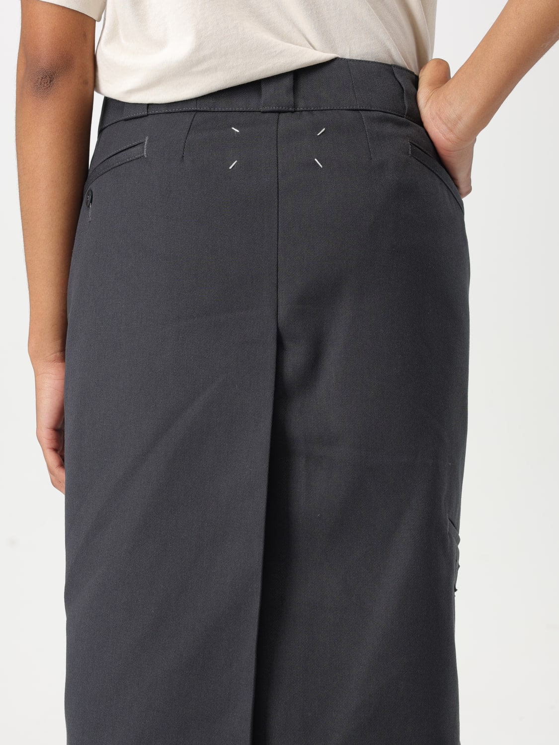 MAISON MARGIELA GONNA: Gonna in misto cotone Maison Margiela, Antracite - Img 5