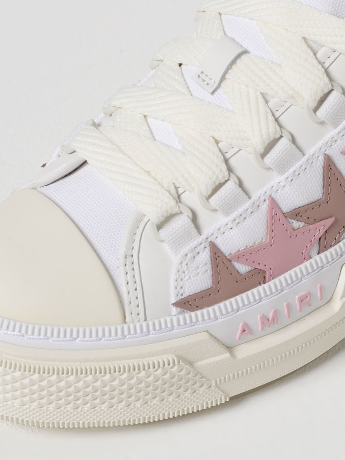 スニーカー AMIRI Woman Sneakers White AWFOSR1114 EVENING SAND Women's Amiri Designer Shoes | Saks Fifth Avenue