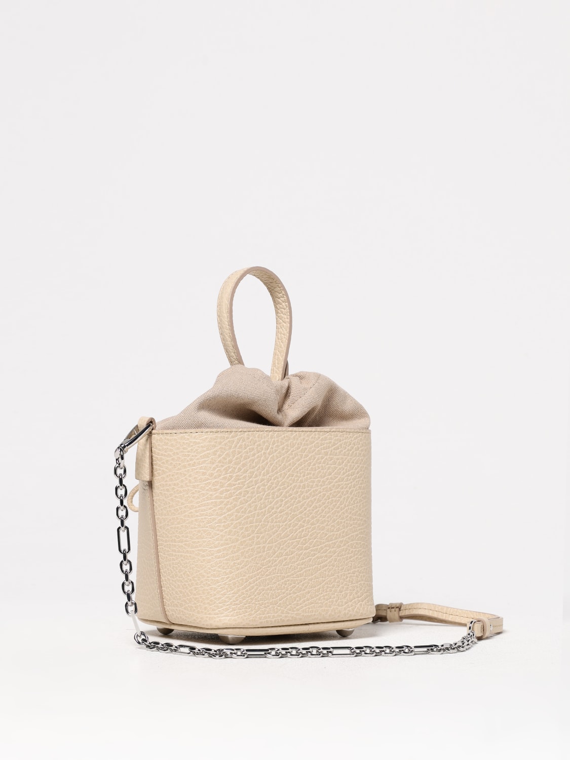 バッグ・カバンその他 MAISON MARGIELA Woman Mini bag Beige S61WG0035P4348 MAISON MARGIELA: 5AC bag in canvas and leather - Beige