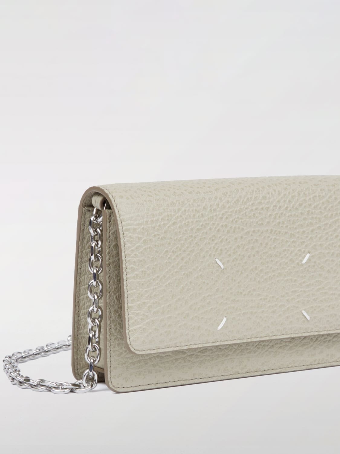 MAISON MARGIELA MINI BAG: Wallet woman Maison Margiela, Grey - Img 3