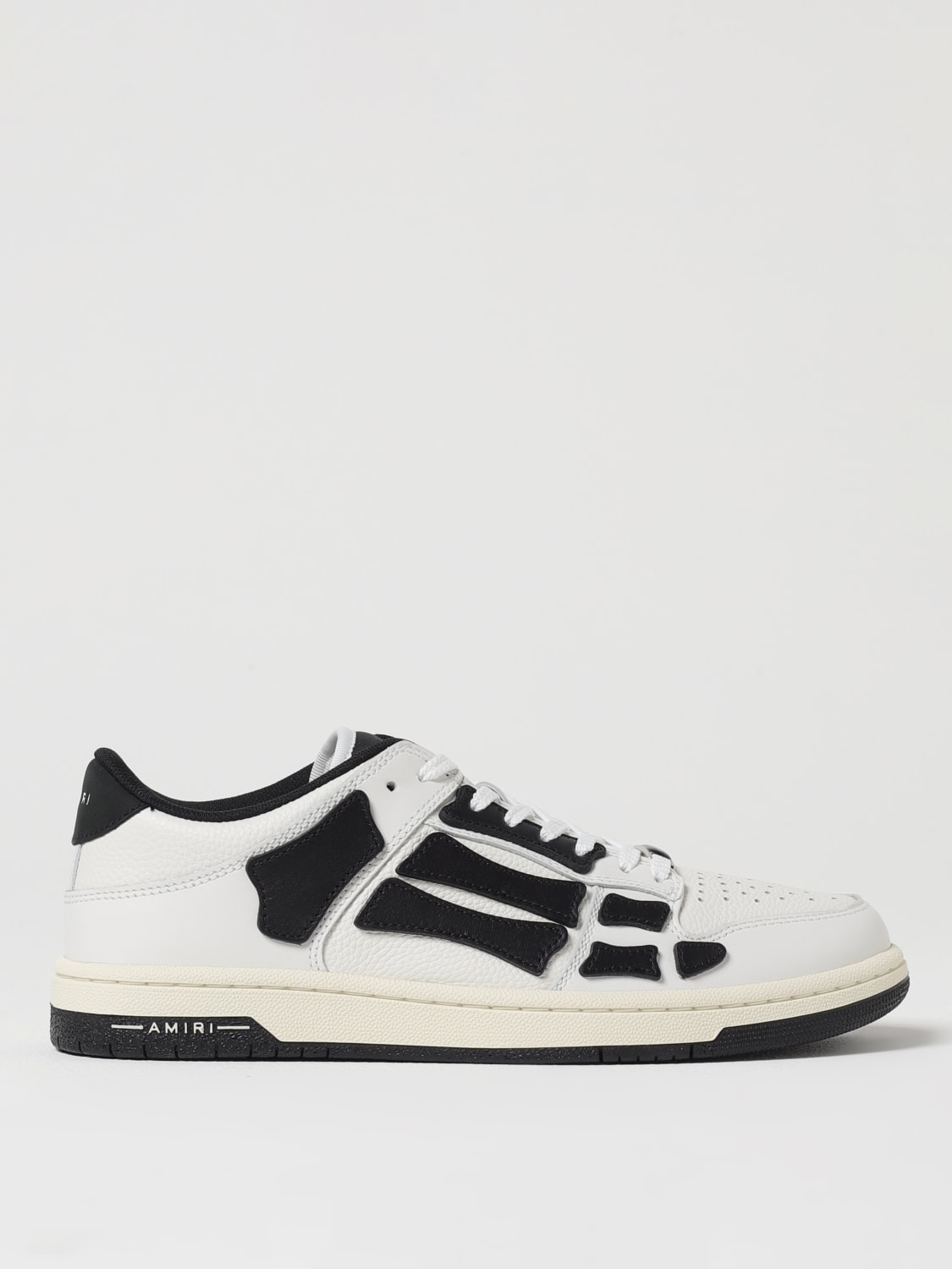 AMIRI SNEAKERS: Sneakers Skel Top Amiri in pelle , Bianco - Img 1