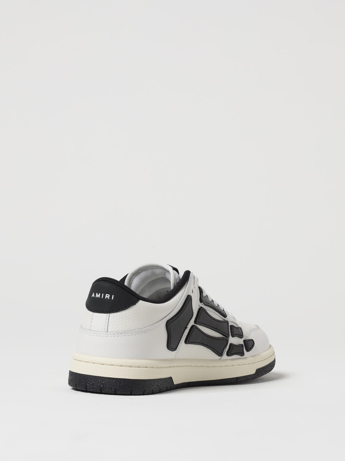 AMIRI SNEAKERS: Sneakers Skel Top Amiri in pelle , Bianco - Img 3
