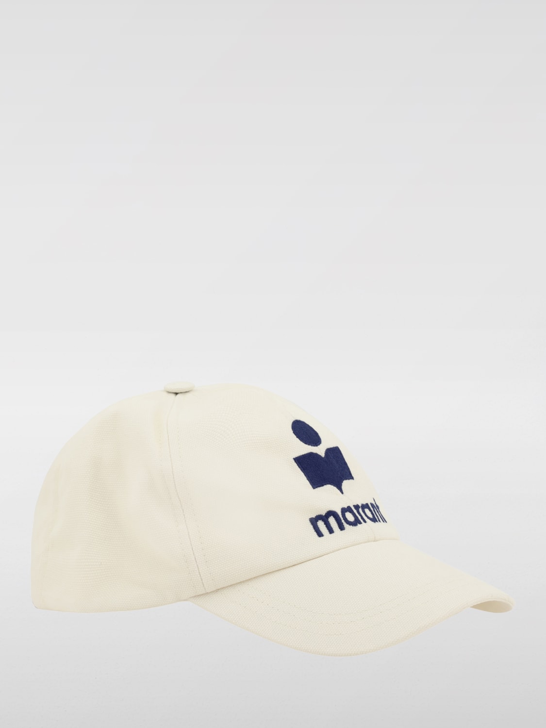 ハット ISABEL MARANT Woman Hat Ecru CQ001XFBA3C05A ECBK Isabel Marant Bucket hat with logo | Women's Accessories