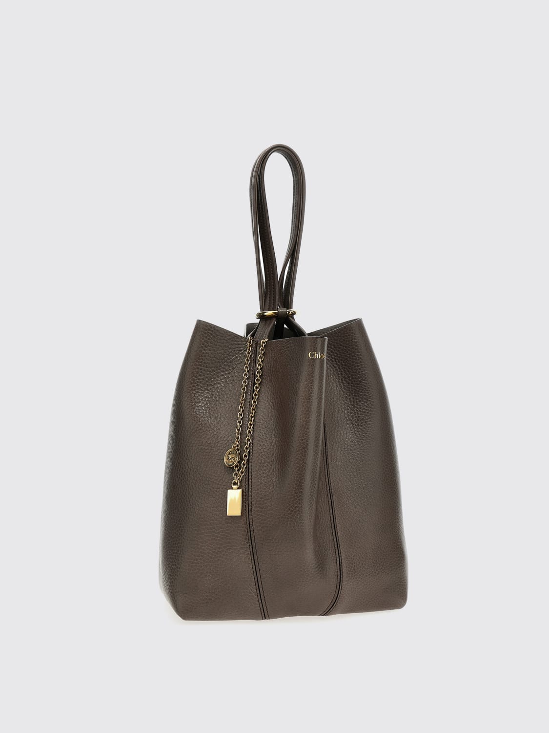 CHLOÉ SAC PORTÉ ÉPAULE: Sac porté épaule femme ChloÉ, Gris - Img 3