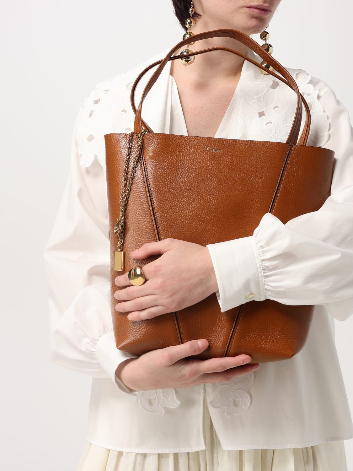 CHLOÉ SHOULDER BAG: Shoulder bag woman ChloÉ, Beige - Img 2