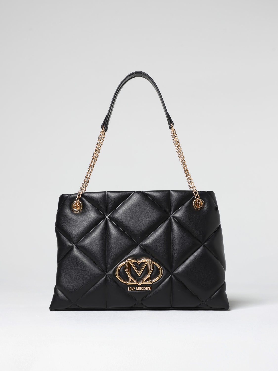 もちぃ LOVE MOSCHINO: Handbag woman - Black | Love Moschino shoulder bag
