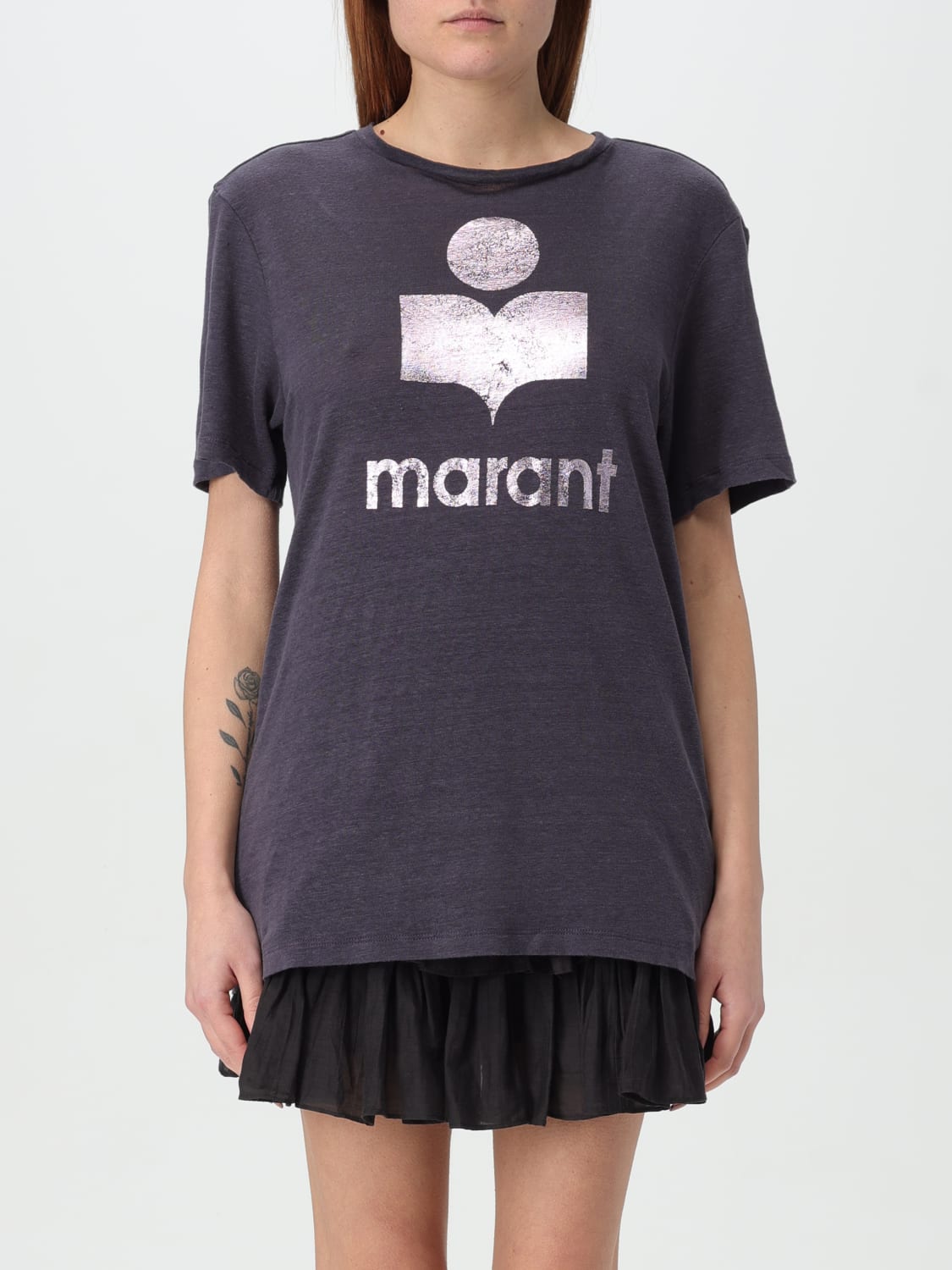 ISABEL MARANT ETOILE T-SHIRT: T-shirt femme Isabel Marant Etoile, Noir 1 - Img 1