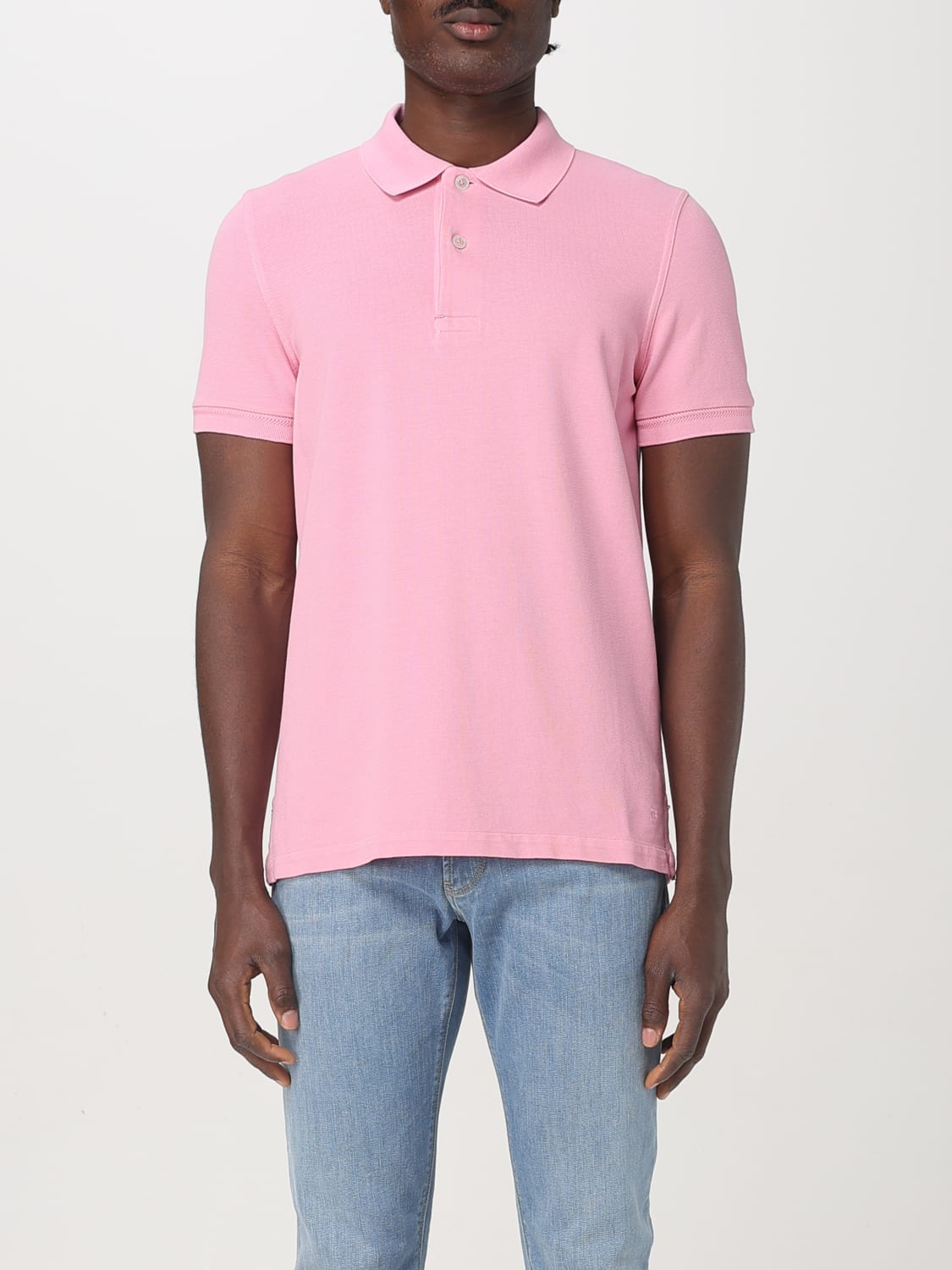 TOM FORD POLO SHIRT: Polo shirt men Tom Ford, Pink - Img 1