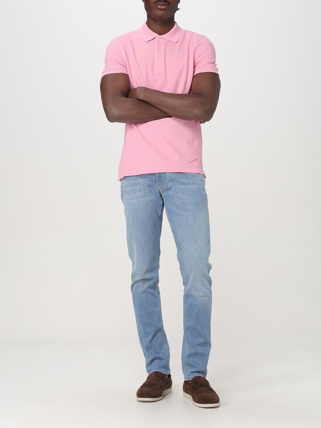 TOM FORD POLO SHIRT: Polo shirt men Tom Ford, Pink - Img 2