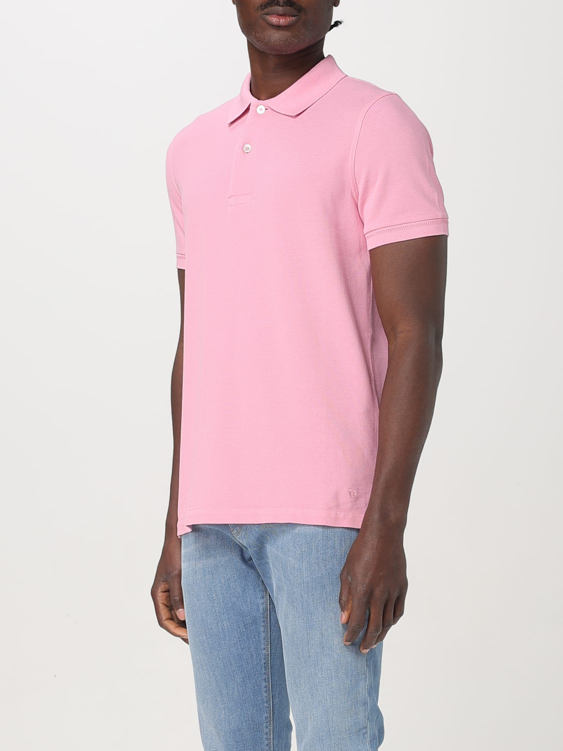 TOM FORD POLO SHIRT: Polo shirt men Tom Ford, Pink - Img 4