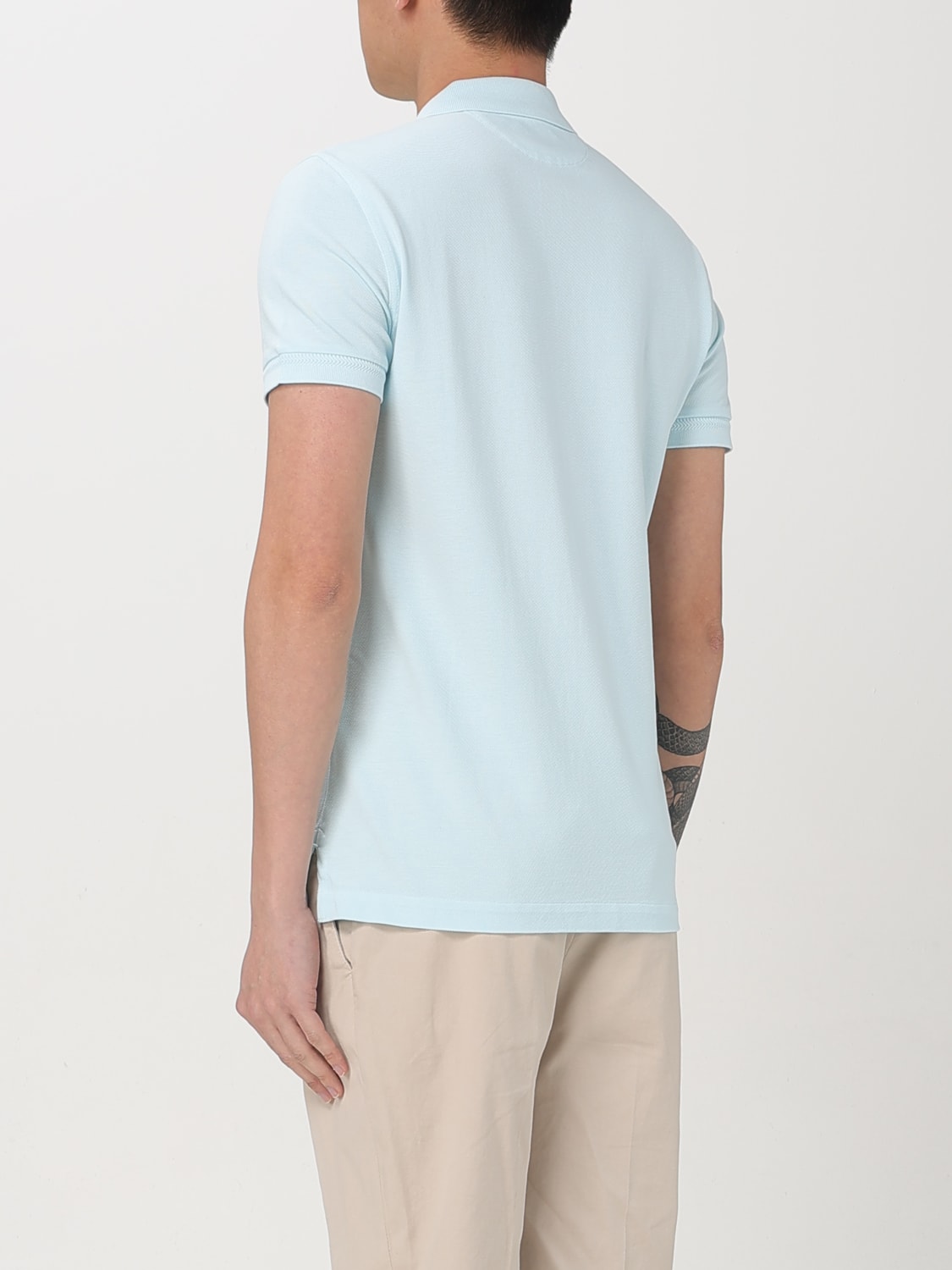 TOM FORD POLO SHIRT: Polo shirt men Tom Ford, Sky Blue - Img 3