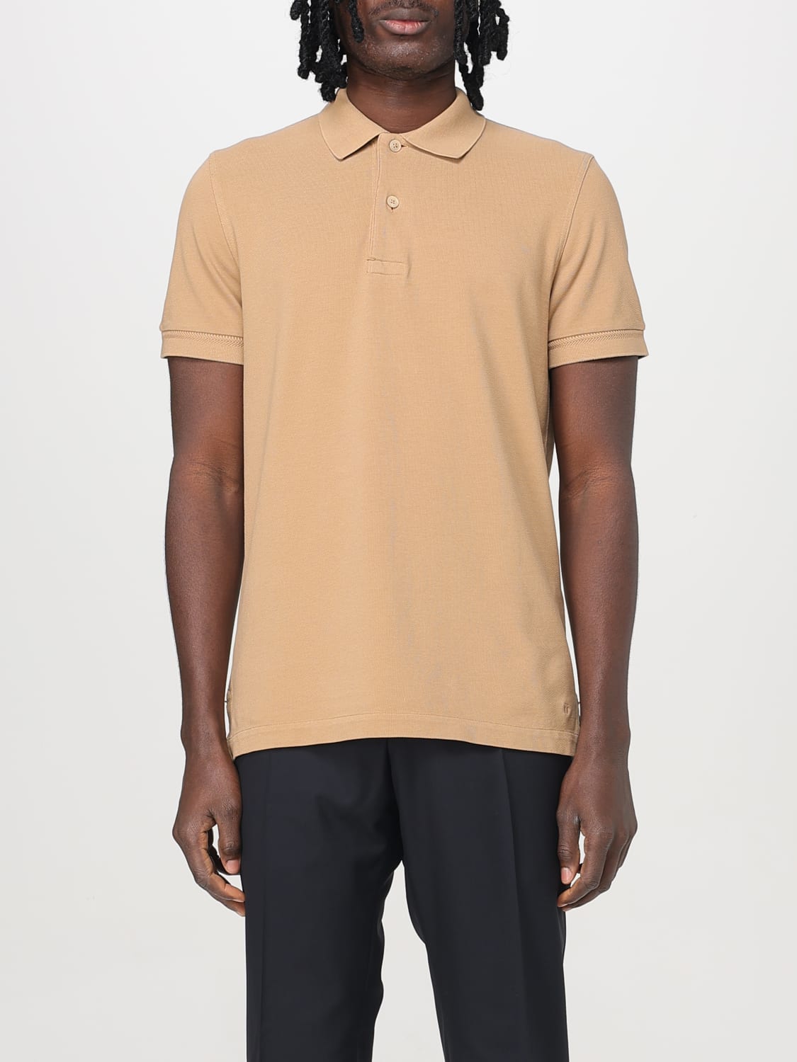 TOM FORD POLO SHIRT: Polo shirt men Tom Ford, Brown - Img 1