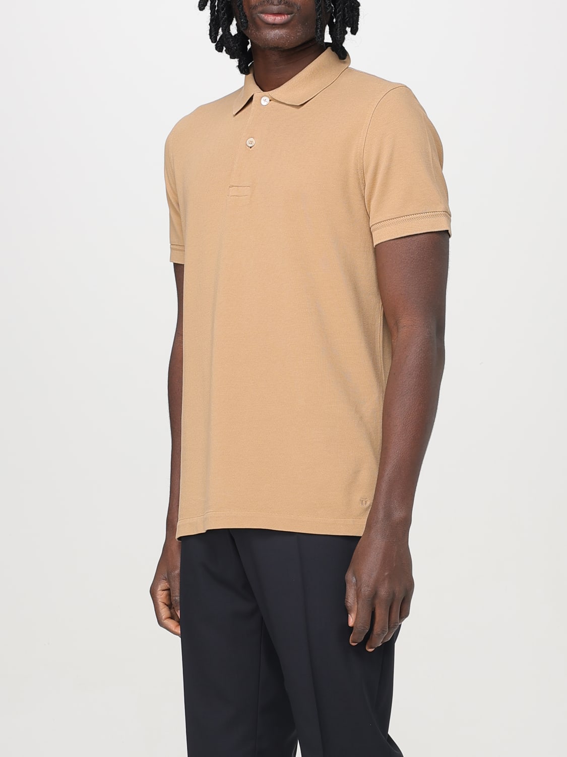 TOM FORD POLO SHIRT: Polo shirt men Tom Ford, Brown - Img 4