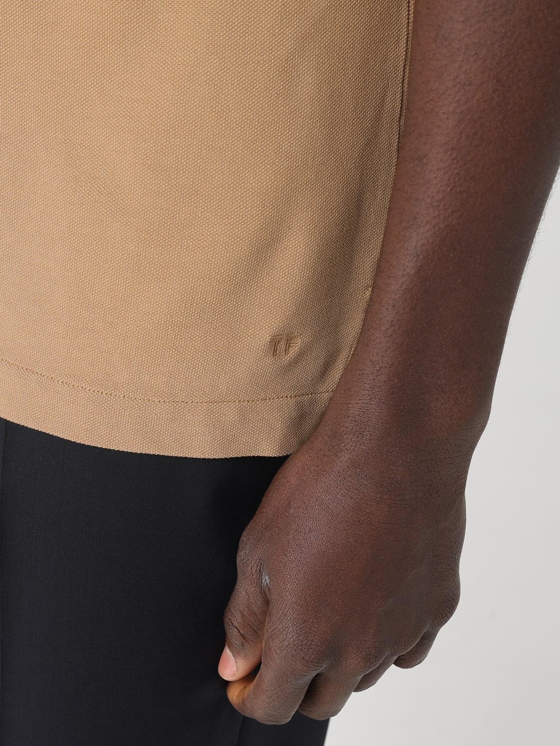 TOM FORD POLO SHIRT: Polo shirt men Tom Ford, Brown - Img 5