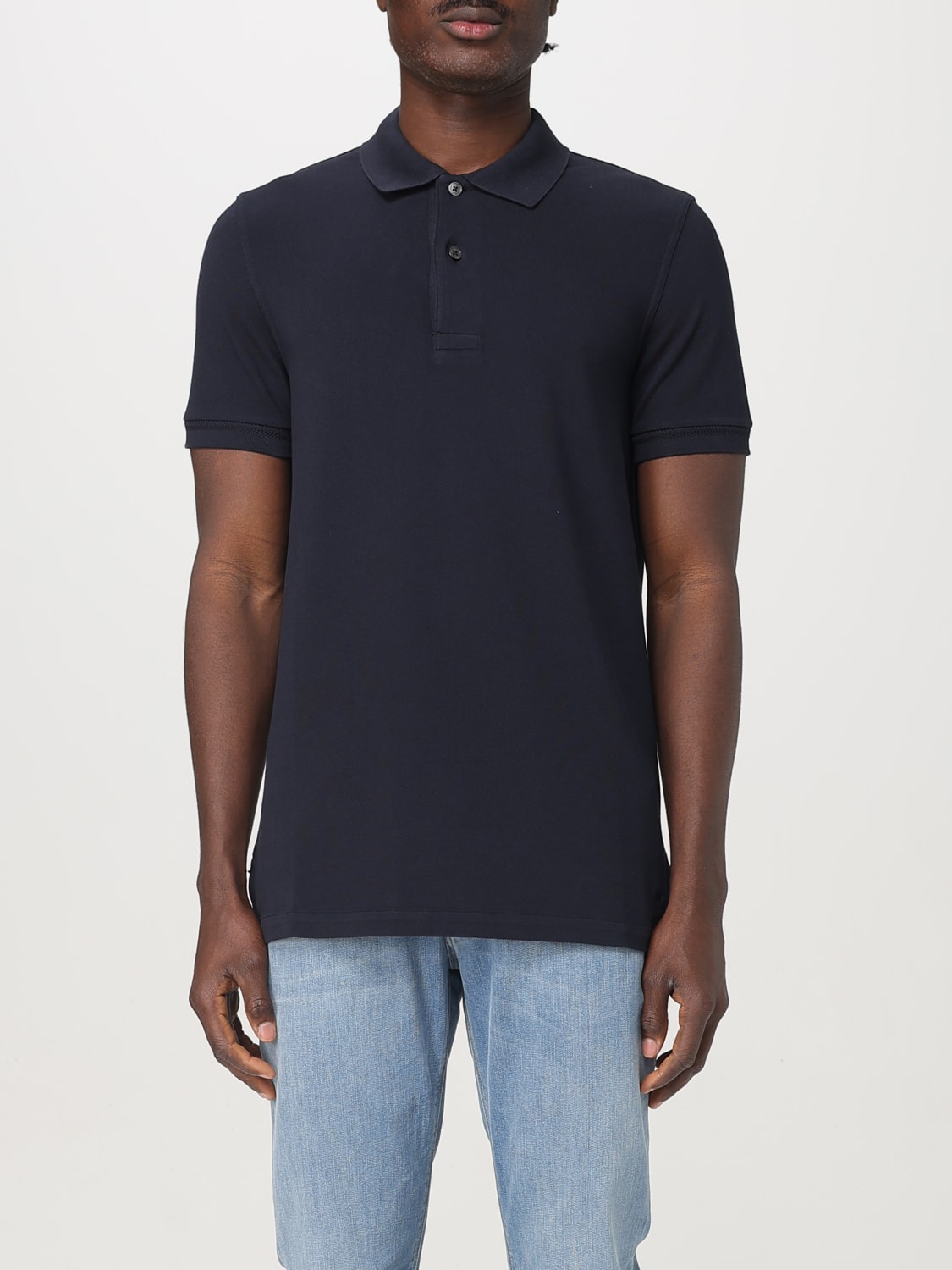 TOM FORD POLO SHIRT: Polo shirt men Tom Ford, Blue 1 - Img 1