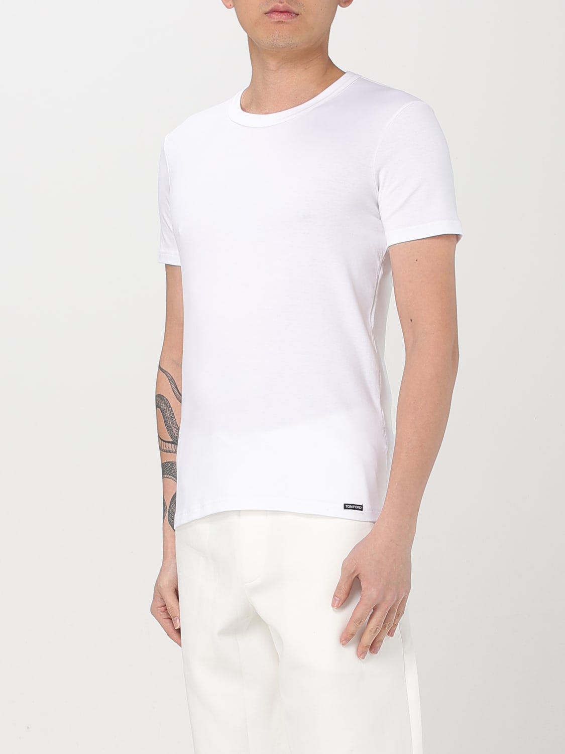 TOM FORD T-SHIRT: Unterwäsche herren Tom Ford, Weiß - Img 4