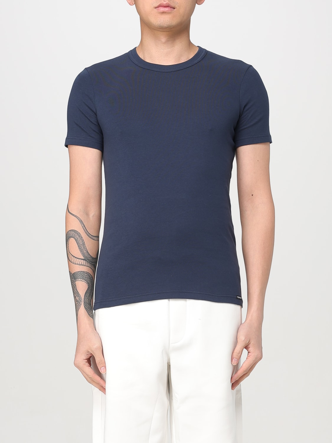 TOM FORD T-SHIRT: Unterwäsche herren Tom Ford, Blau - Img 1