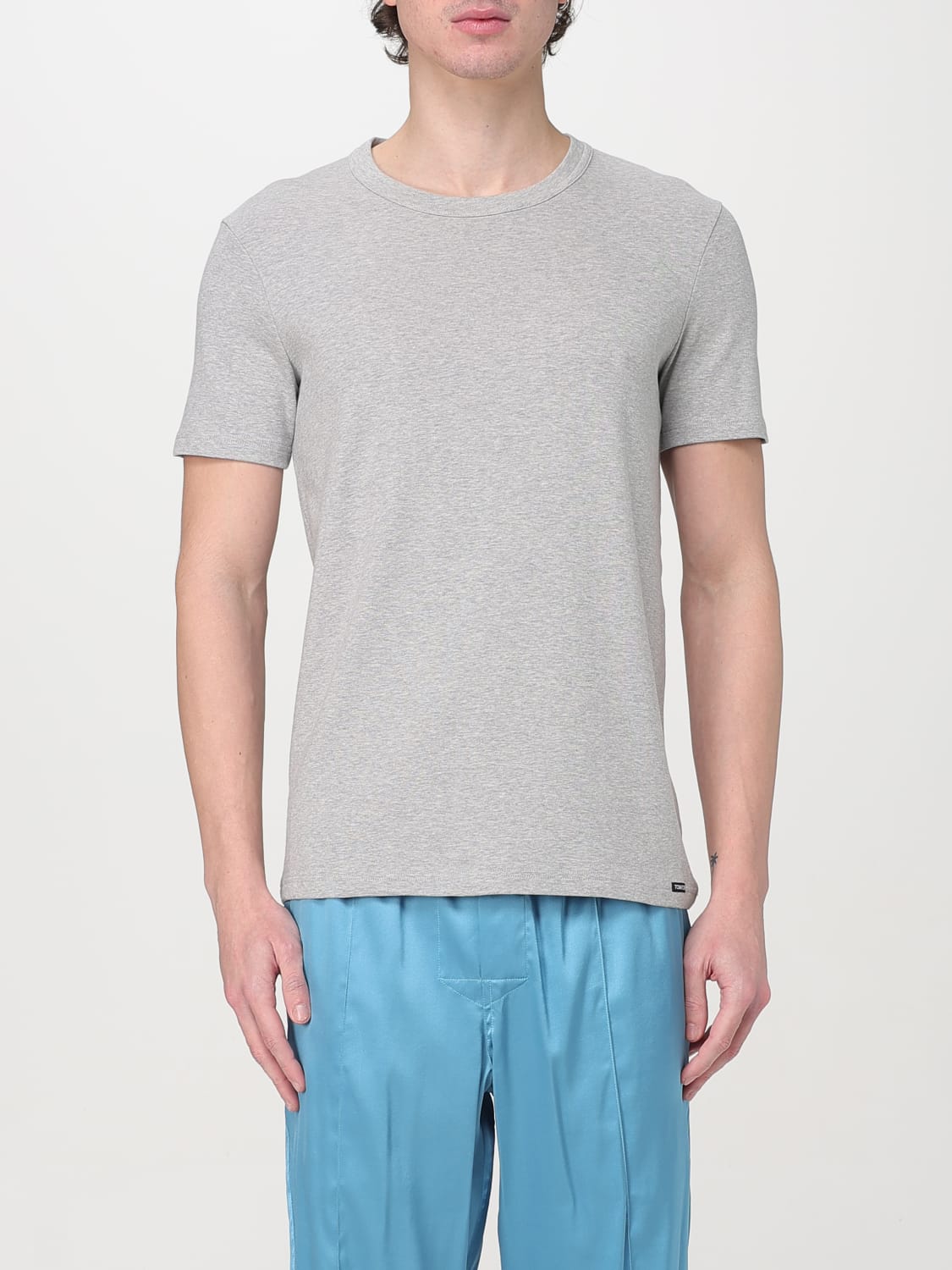 TOM FORD T-SHIRT: Underwear men Tom Ford, Grey - Img 1