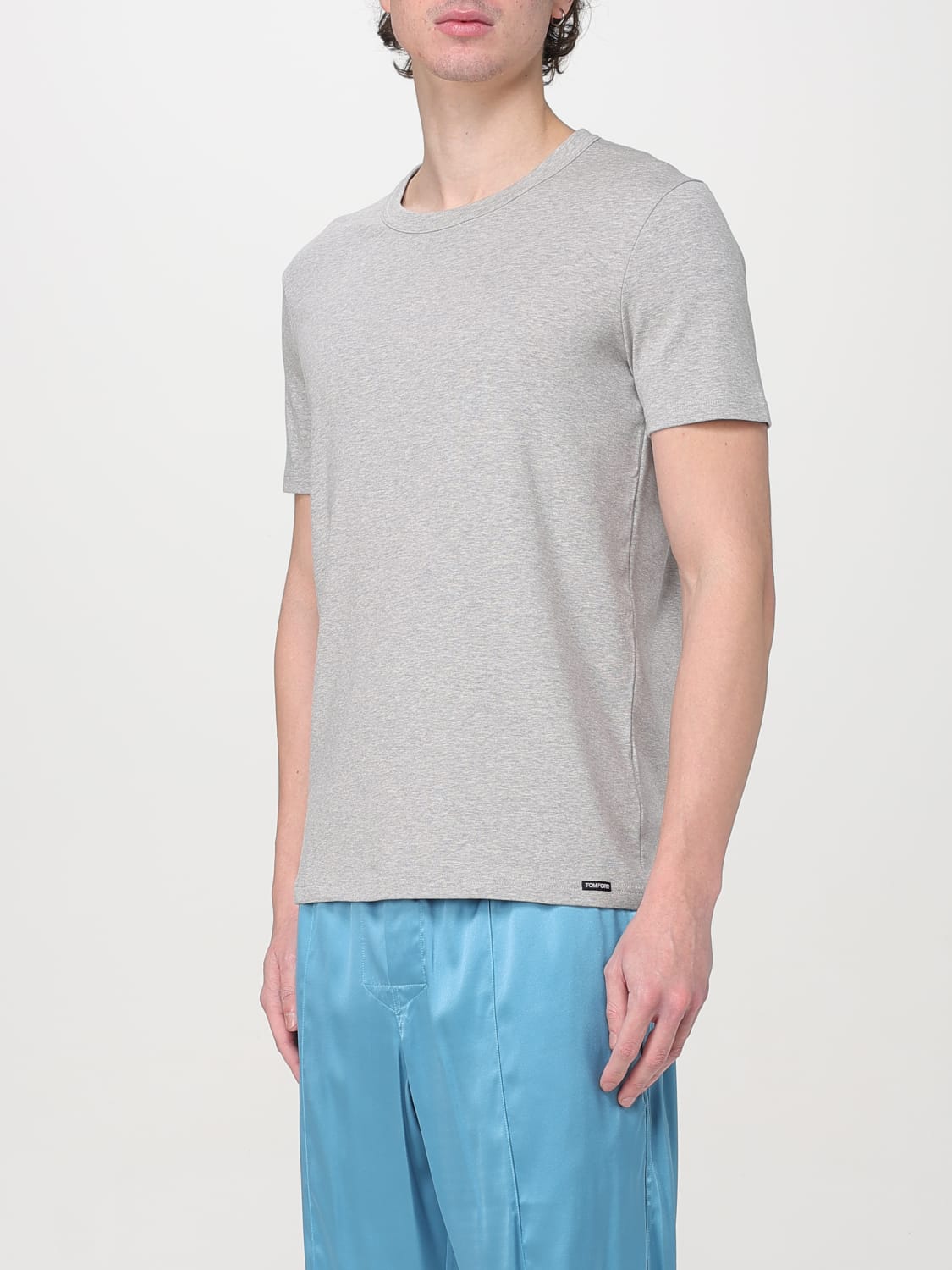 TOM FORD T-SHIRT: Underwear men Tom Ford, Grey - Img 4