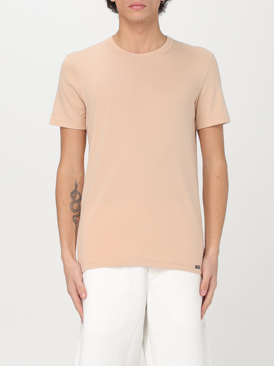 TOM FORD T-SHIRT: Unterwäsche herren Tom Ford, Beige - Img 1
