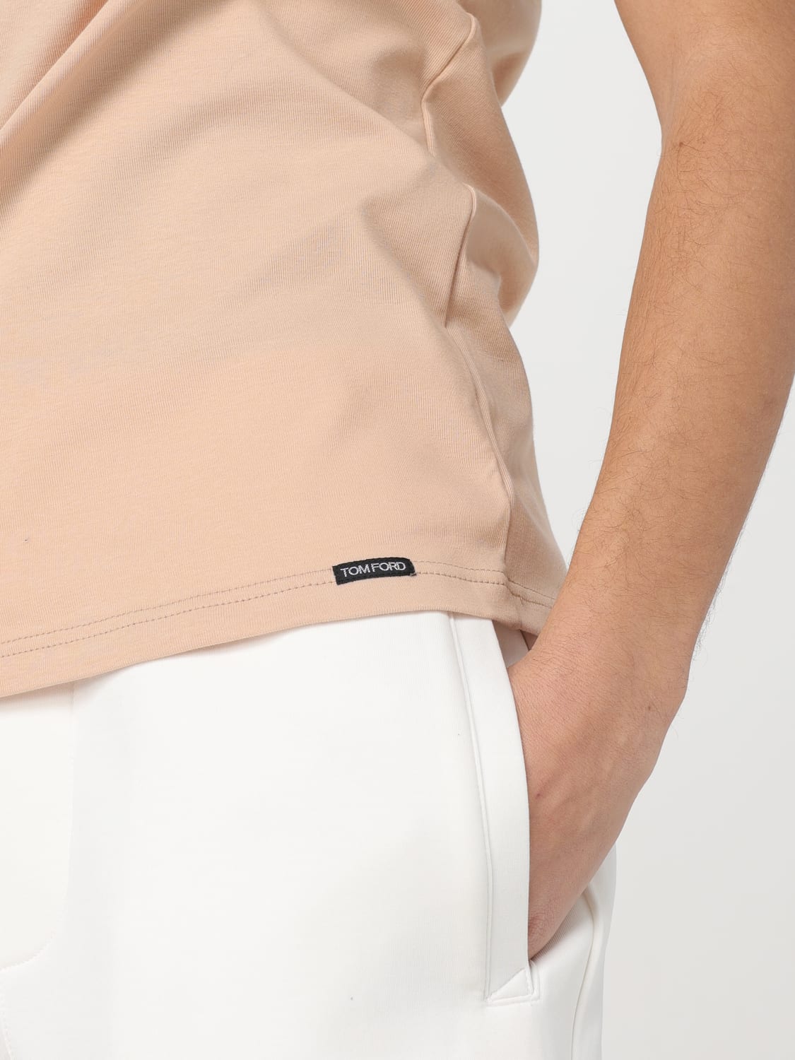 TOM FORD T-SHIRT: Unterwäsche herren Tom Ford, Beige - Img 4