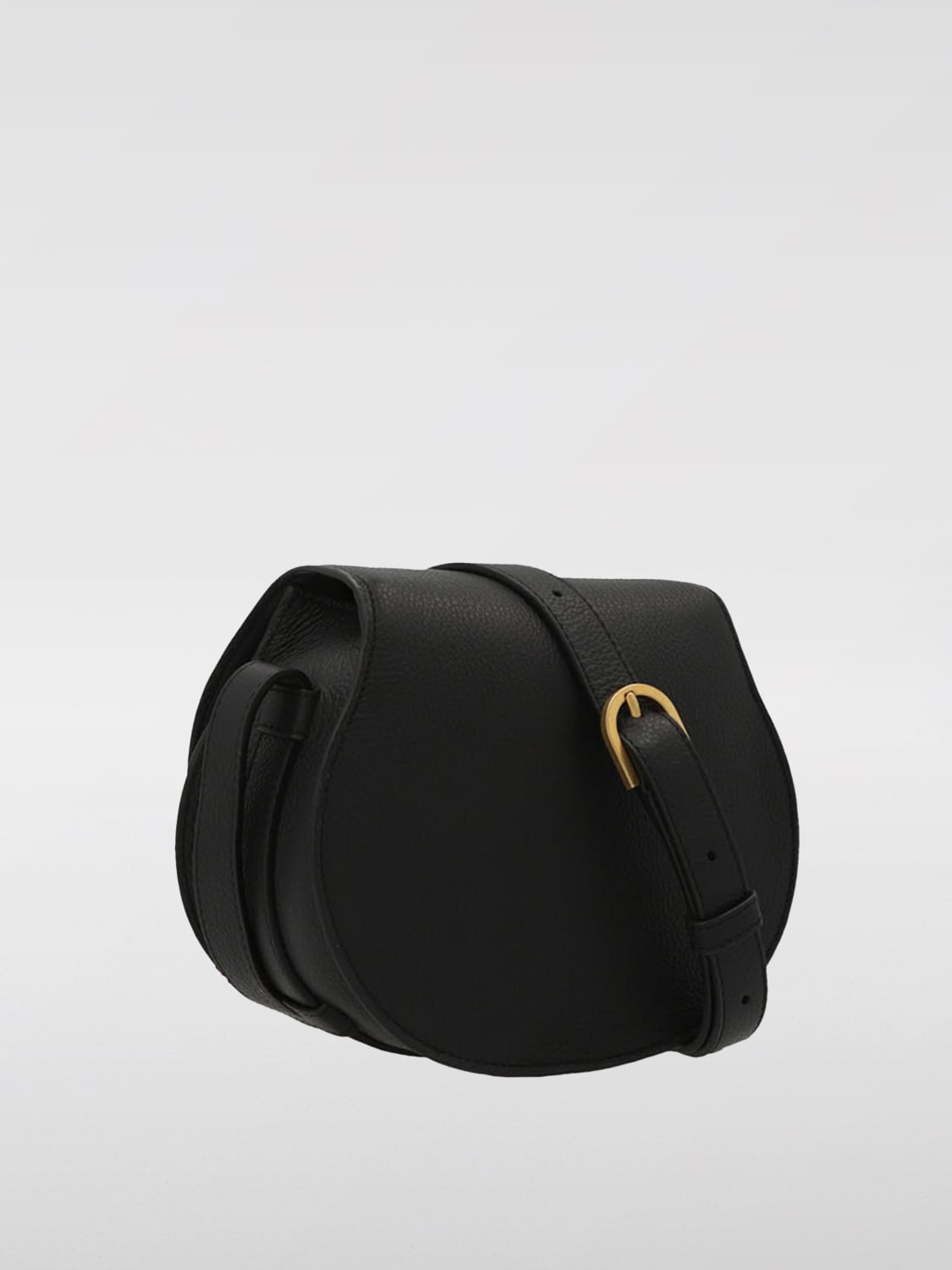 CHLOÉ BORSA MINI: Borsa Marcie Chloè in pelle a grana , Nero - Img 2