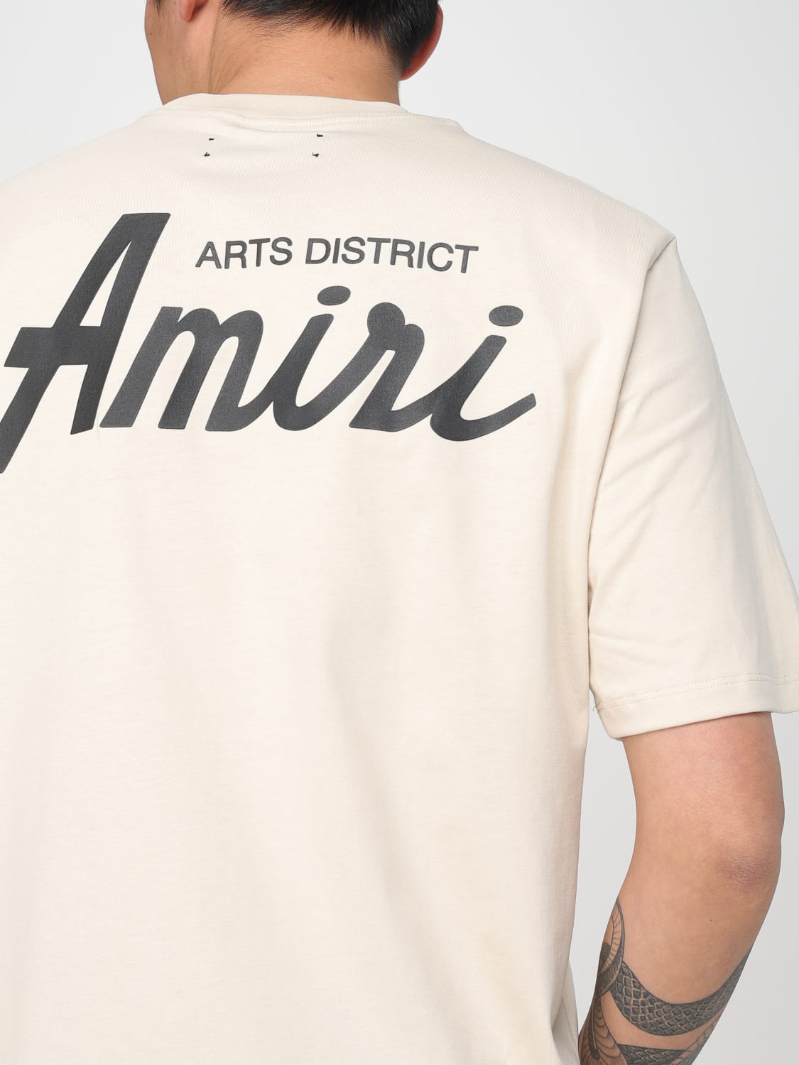 AMIRI：Tシャツ メンズ - ベージュ | GIGLIO.COMオンラインの