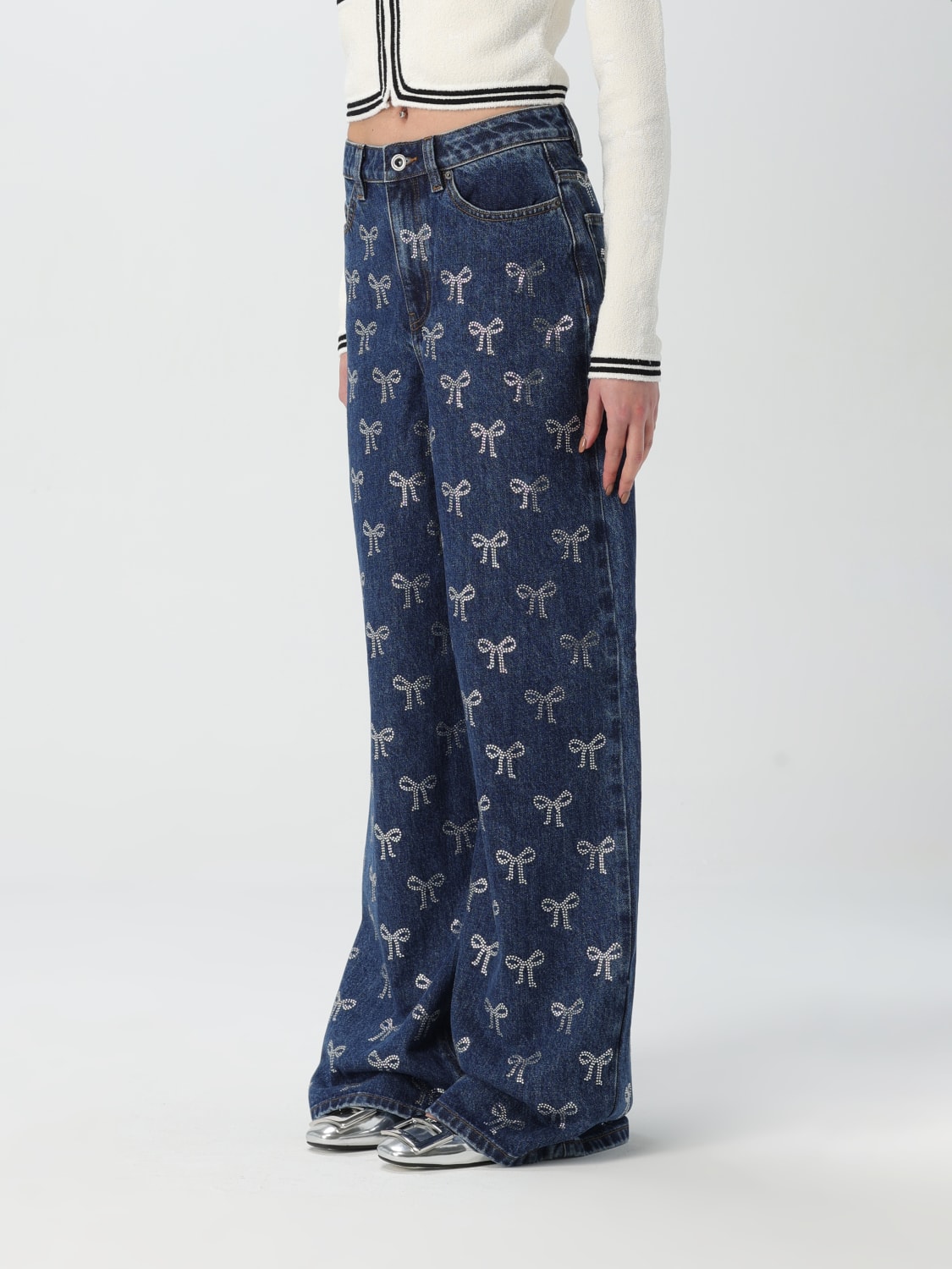 デニム・ジーパン SELF-PORTRAIT Woman Jeans Blue RS25812PBL BLUE SELF-PORTRAIT: Jeans women - Blue | Self-Portrait jeans