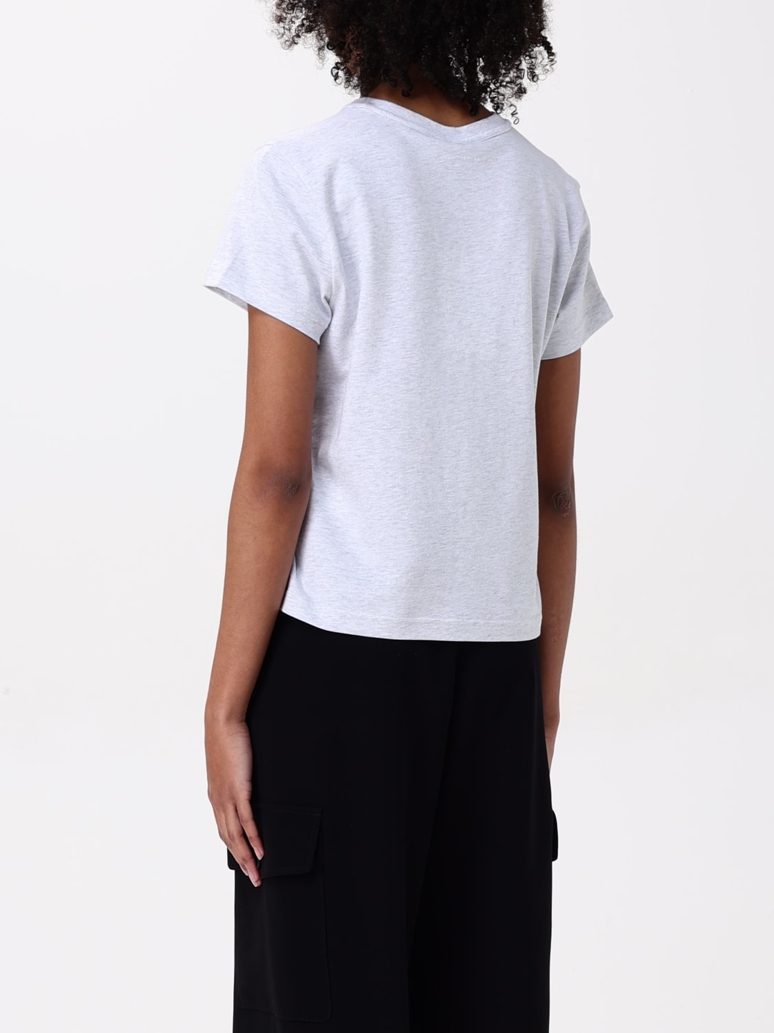 ALEXANDER WANG T-SHIRTS: T-shirt Alexander Wang in cotone , Grigio - Img 2