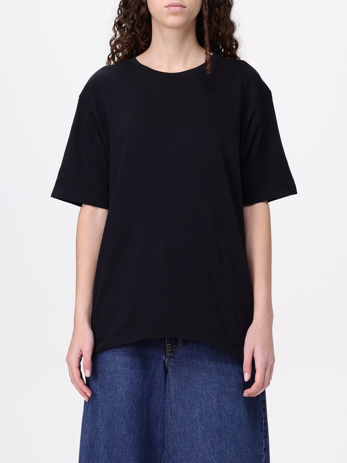 KHAITE T-SHIRT: T-shirt femme Khaite, Noir - Img 1