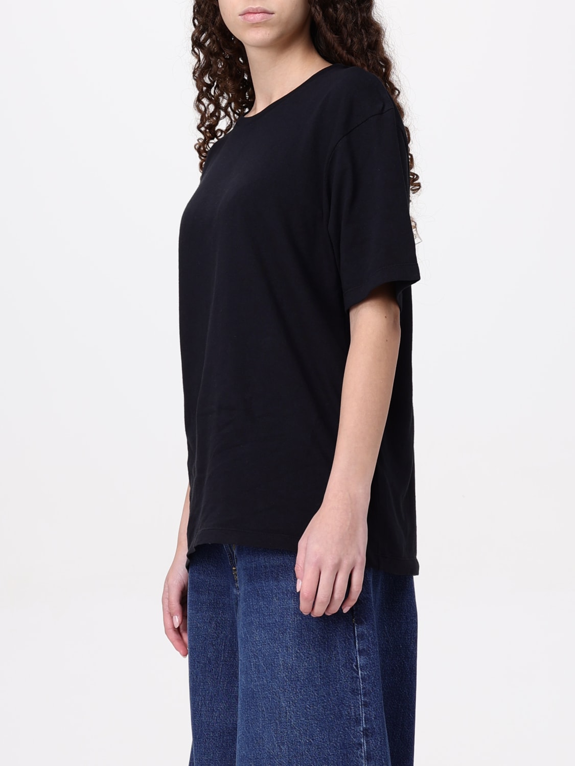 KHAITE T-SHIRT: T-shirt femme Khaite, Noir - Img 4