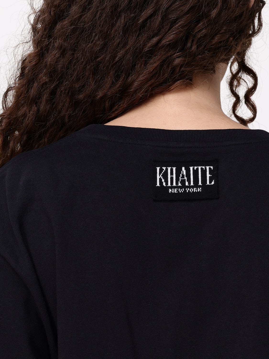 KHAITE T-SHIRT: T-shirt femme Khaite, Noir - Img 5