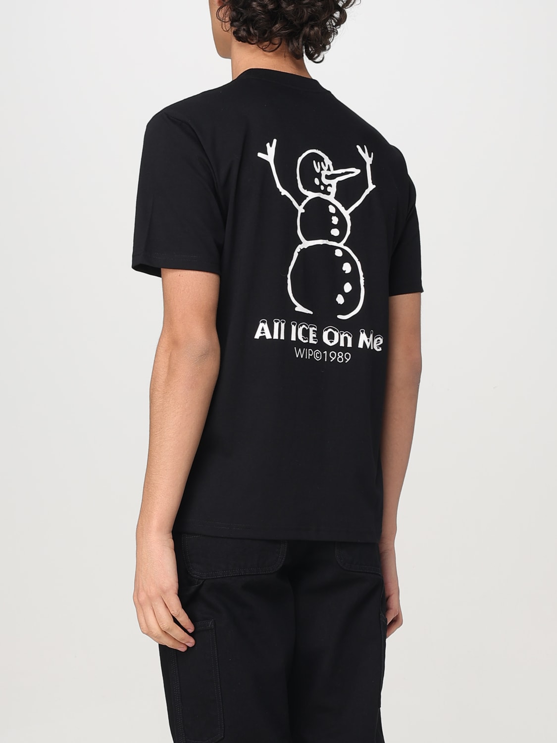 Tシャツ・カットソー CARHARTT WIP Men T-shirt Black I034436 89XX CARHARTT WIP: T-shirt men - Black | Carhartt Wip t-shirt