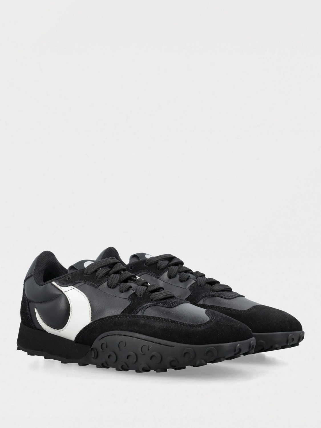 MARINE SERRE: Sneakers men - Black | Marine Serre sneakers