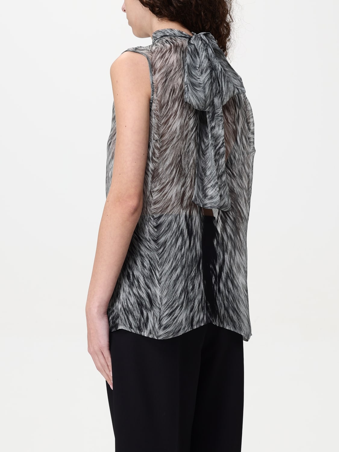 DOLCE & GABBANA 上衣: 上衣 女士 Dolce & Gabbana, 灰色 - Img 3