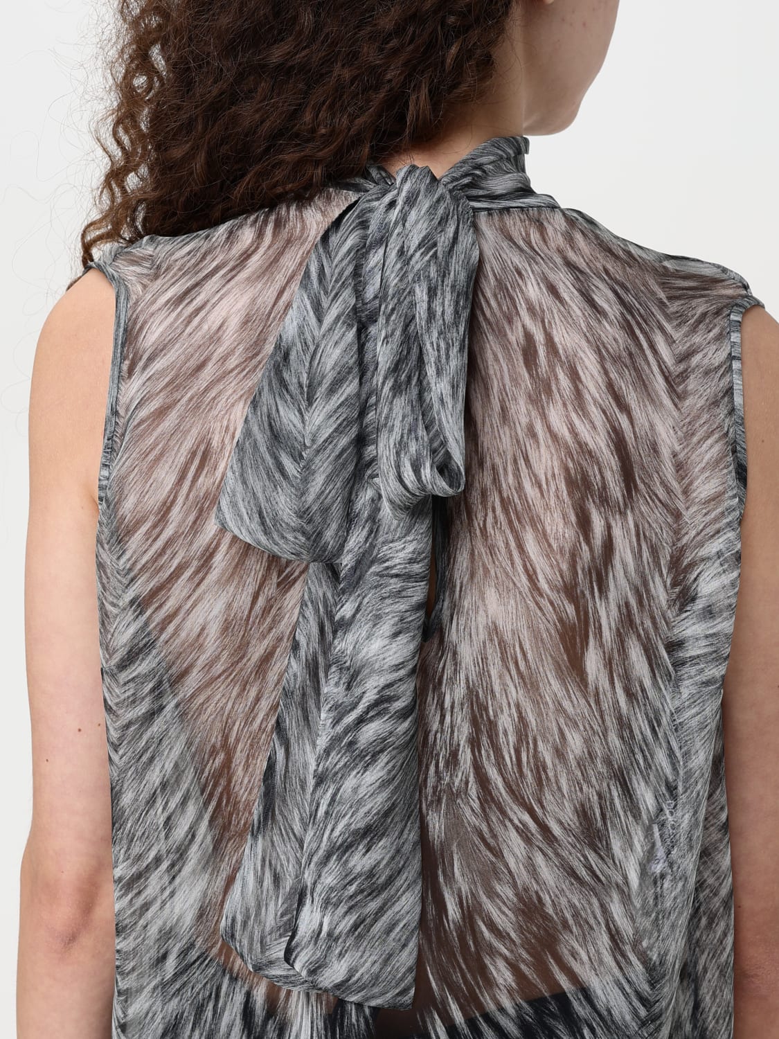 DOLCE & GABBANA 上衣: 上衣 女士 Dolce & Gabbana, 灰色 - Img 5