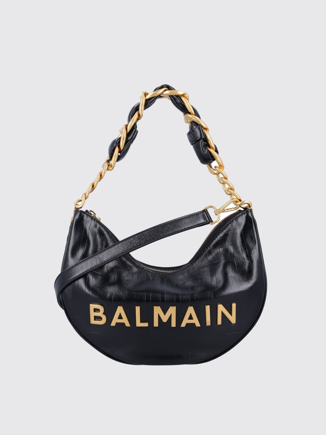 ショルダーバッグ・ポシェット BALMAIN Women Shoulder Bags EN1BQ954LETF 0PA BLACK BALMAIN: Shoulder bag woman - Black | Balmain shoulder bag
